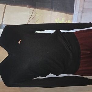 Le Tigre Black Mens Sweater Sz Large